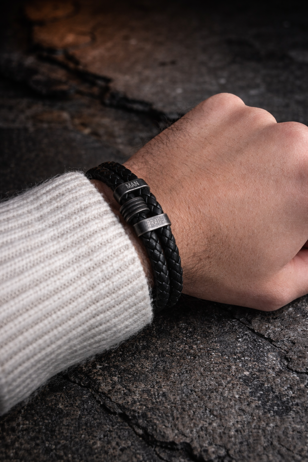 Black Forged Bracelet