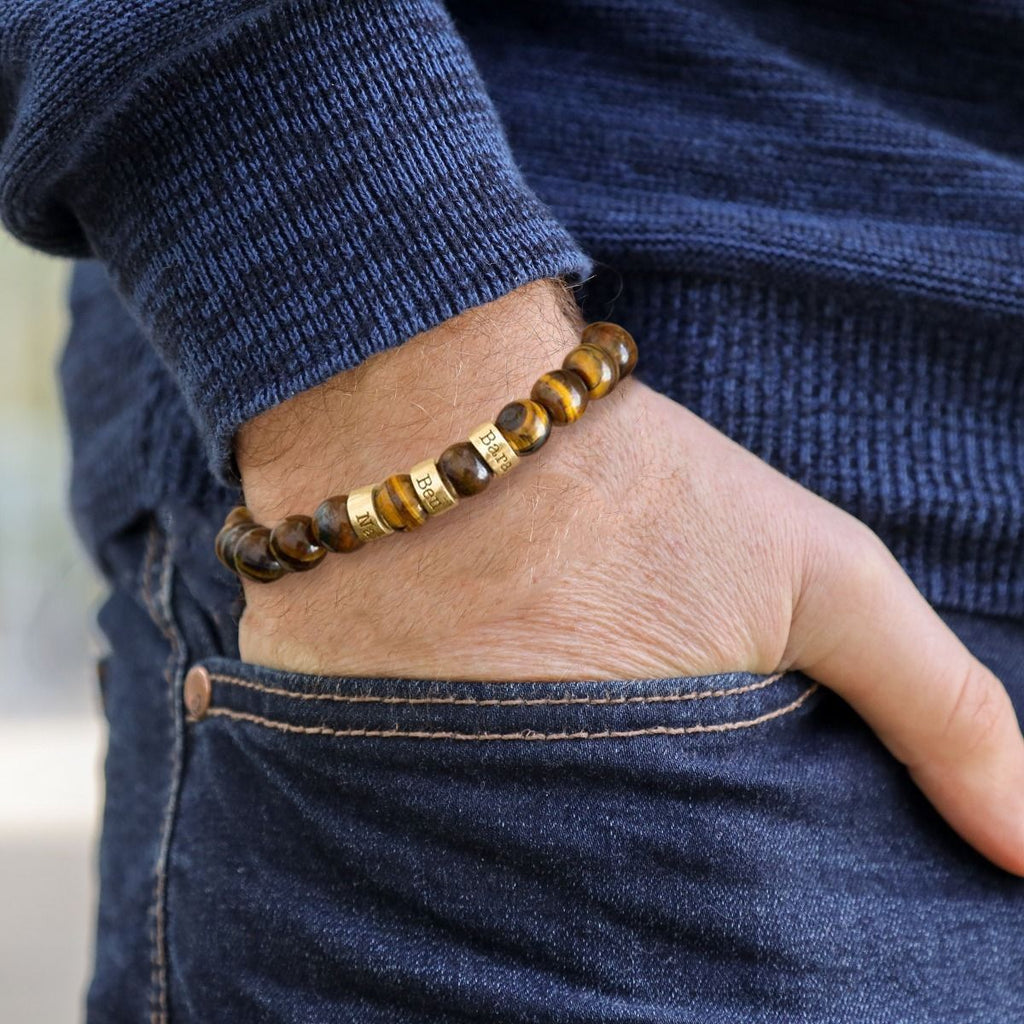 Tiger Eye Beaded Bracelet